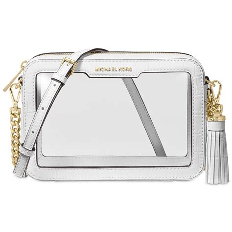 michael kors clear crossbody bag.